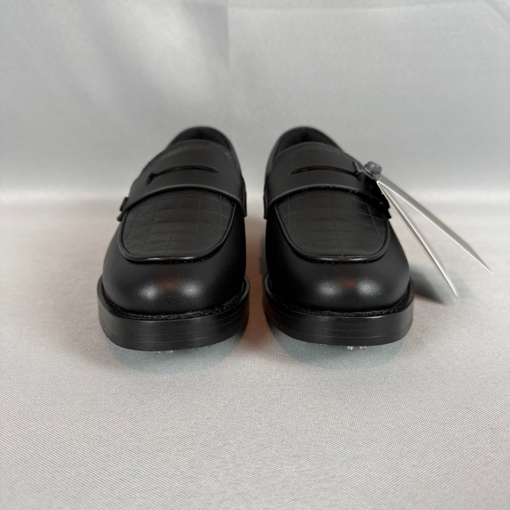 G/FORE Gallivanter Golf Loafers Womens 5 Onyx Black Quilted Luxe Sole New NIB - Picture 3 of 8